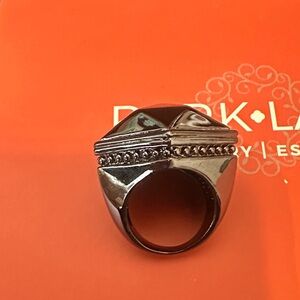 Park Lane Matrix Ring 
Black Pyramid-Top